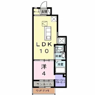 アリエッタ【1階】の間取り