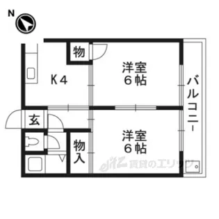 ワニコーポ【2階】の間取り