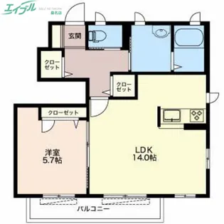 カントリーハウス~空と大地~A【1階】の間取り