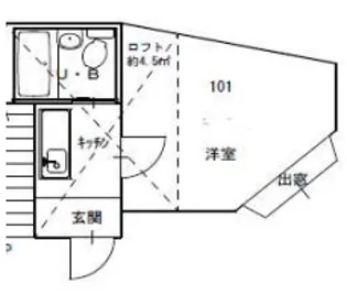 ノヴェルズ55【1階】の間取り