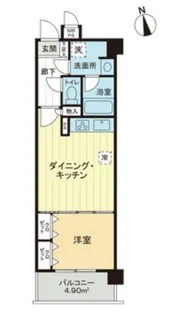 ライオンズマンション池袋シティ【5階】の間取り