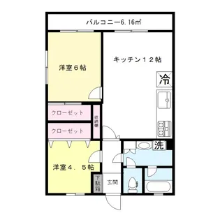 神和ビル【5階】の間取り