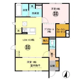 ベレタニア C【1階】の間取り