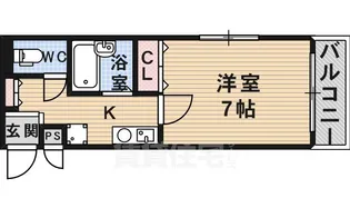 メゾンコプロス【2階】の間取り