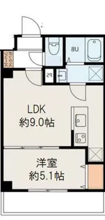 コネクトパークヒルズ新田町【4階】の間取り