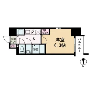 エスリード京橋グレイス【7階】の間取り