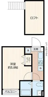 nota.yokohama【2階】の間取り