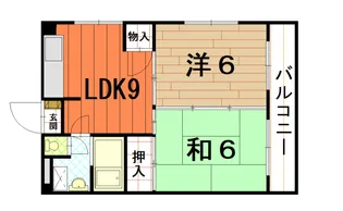 鹿児島県鹿児島市上荒田町【マンション】の間取り