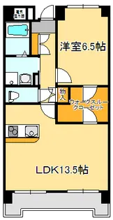 CITY太子堂【6階】の間取り