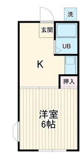 富士見台ハイツ【2階】の間取り