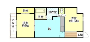 高橋マンション【1階】の間取り