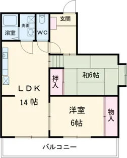 パークサイド城北【2階】の間取り