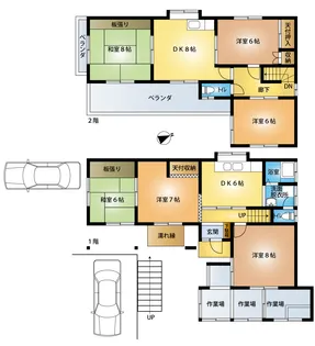 埼玉県比企郡小川町大字勝呂【一戸建】の間取り