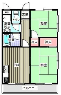 コーポ原島【2階】の間取り