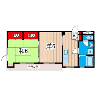 助川2丁目まるたかビル【3階】の間取り