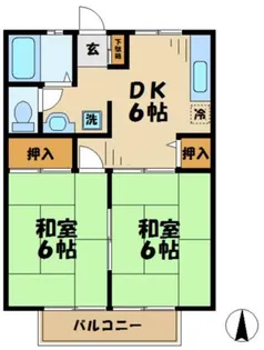 エステートコマ【1階】の間取り