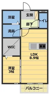 グランド ソレーユ B【2階】の間取り