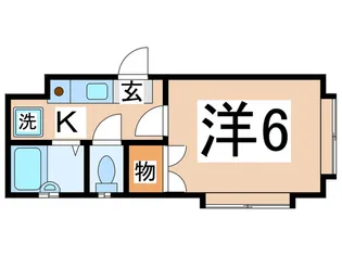 グリ-ンハイツ長島C【1階】の間取り