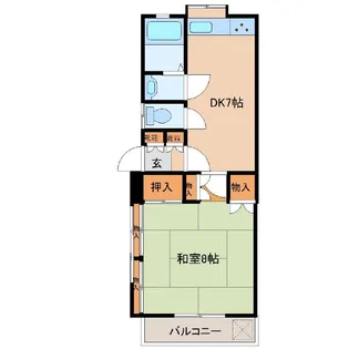 コーポ牧野【2階】の間取り