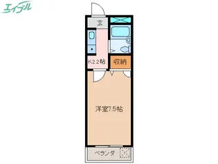 ハーベスト久保【2階】の間取り