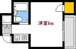 リボン観音【7階】の間取り