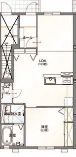 エルモンテ久美浜【1階】の間取り