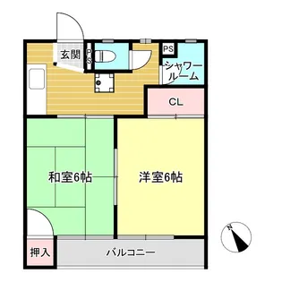 コーポ華【2階】の間取り