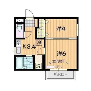 マンションレスト【1階】の間取り