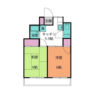 プランドール西島【2階】の間取り