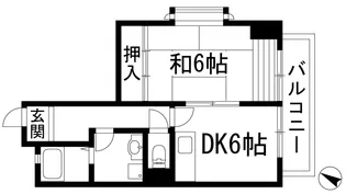アースマンション【3階】の間取り