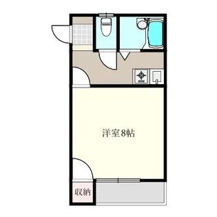 1Kの間取り画像
