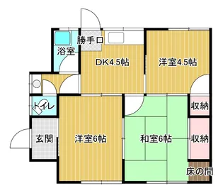 愛媛県新居浜市北内町2【一戸建】の間取り