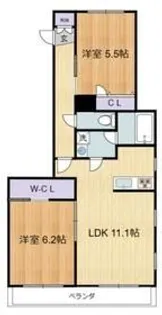 パークサイドレジデンス杉並【3階】の間取り