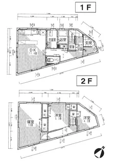 愛知県名古屋市緑区大高町字鷲津【一戸建】の間取り