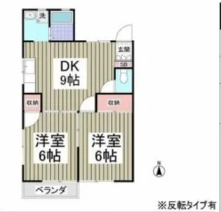 ウッドハイム A【2階】の間取り