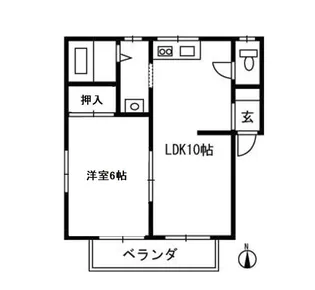 パークサイド【1階】の間取り