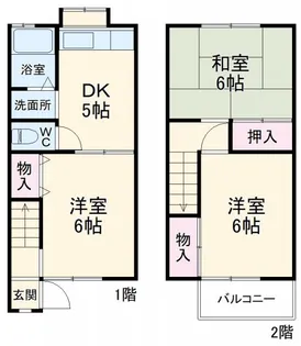 神奈川県藤沢市遠藤【一戸建】の間取り