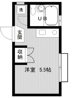 東京都杉並区天沼3【アパート】の間取り