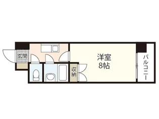 サテライト観音【3階】の間取り