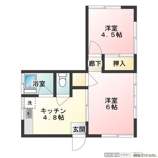 ロイヤルコート【1階】の間取り