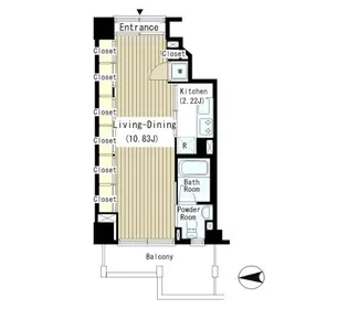 ROKA TERRAZZA【3階】の間取り