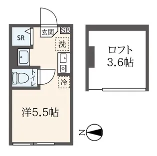 CORE STYLE板橋【1階】の間取り