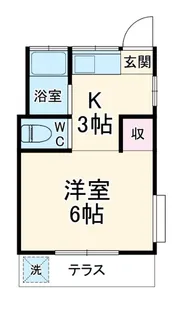 海老名グリーンハイツ【1階】の間取り