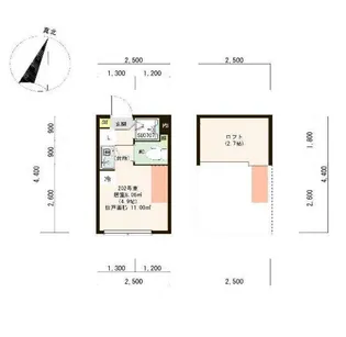 東京都江戸川区東小岩6【アパート】の間取り
