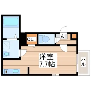 Momorie八乙女【2階】の間取り