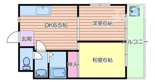 摂津第7マンション【3階】の間取り