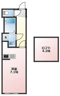 Chill Place 214【2階】の間取り