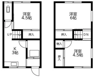 神奈川県鎌倉市植木【一戸建】の間取り