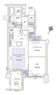 KDXレジデンス横濱紅葉坂【5階】の間取り