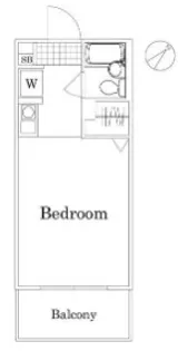 メインステージ川崎II【2階】の間取り